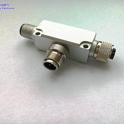 M12一母转任意T型Y型连接器芯数齐全接受客户特殊定制