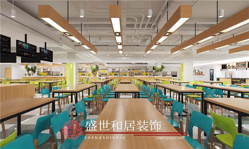 合肥食堂装修，打造美观员工餐厅，提高用餐幸福指数