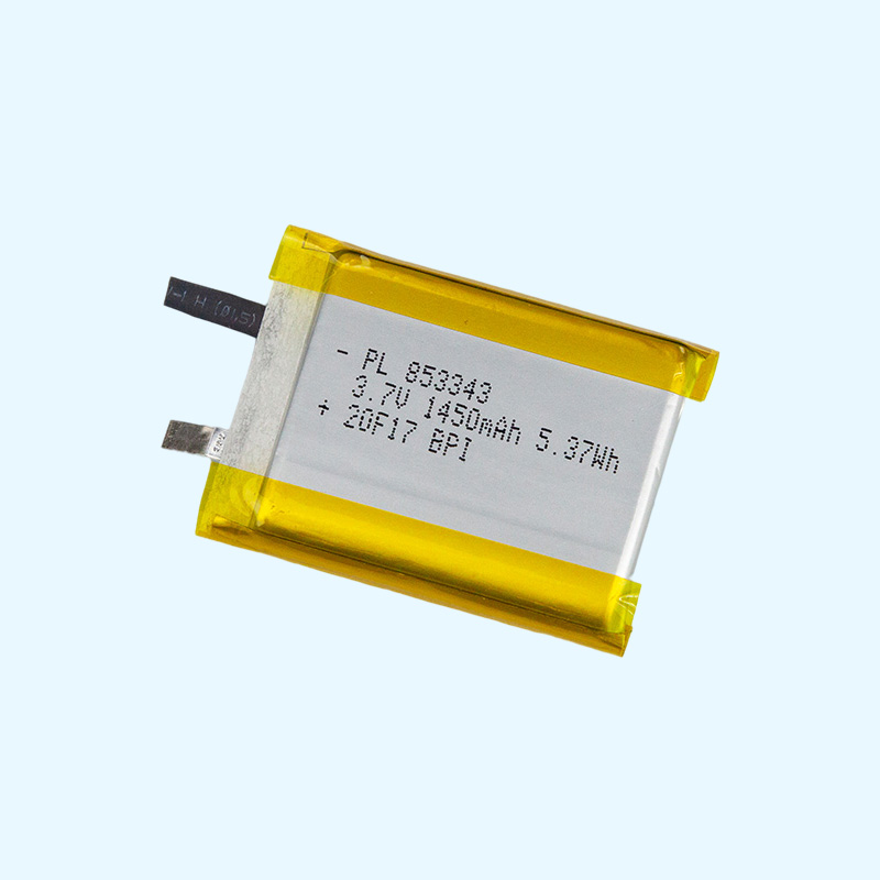 聚合物锂电池853343-1450mAh 3.7V锂电池