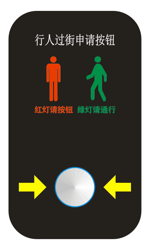 智能行人过街申请按钮