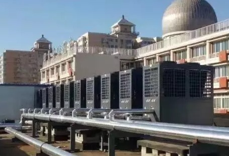 揭阳空气能_建筑工地用电热水器