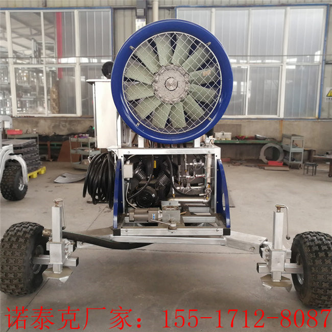 观景用智能降雪机设备大面积轻松搞定 人工造雪机工作前准备