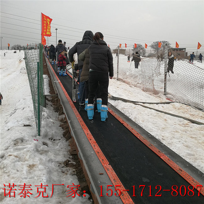 户外搭建高架式飞天魔毯输送带 雪地新式载客装备电梯魔毯