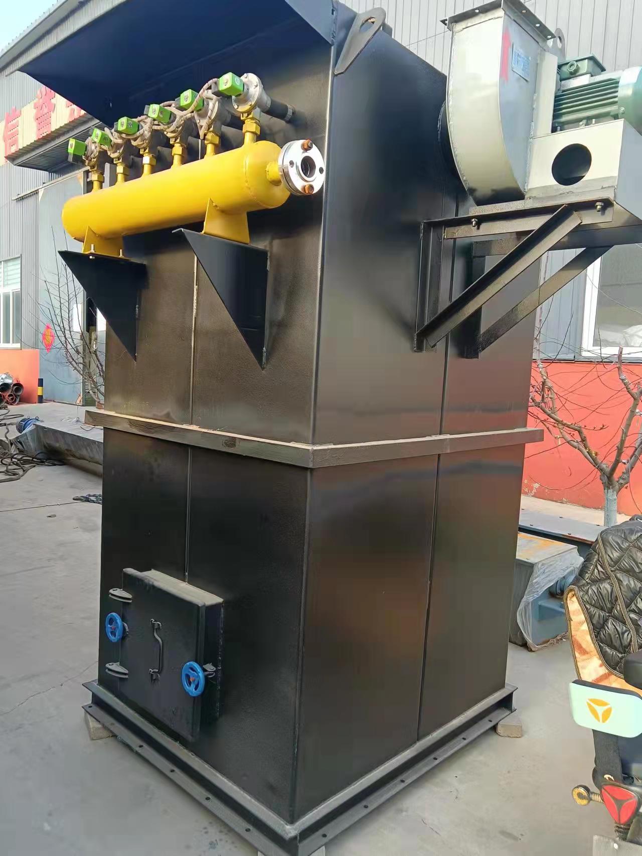 DMC型脉冲单机除尘器体积小，重量轻，结构简单