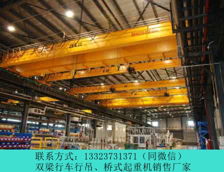 浙江湖州双梁行车行吊厂家10t单梁桥式起重机