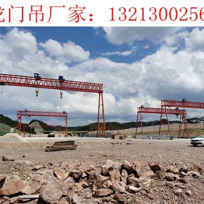 山东泰安龙门吊厂家集装箱龙门吊原理