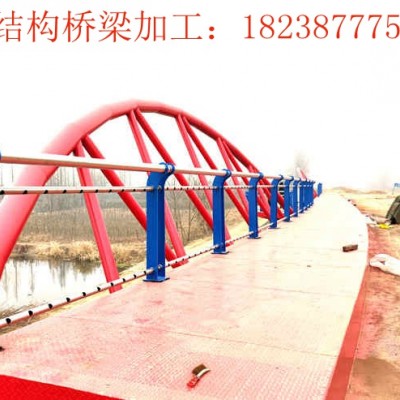 山东菏泽钢结构桥梁加工厂家与中铁合作架桥