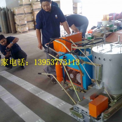 海南小型路面划线机交通路口斑马线划线机小型划线设备