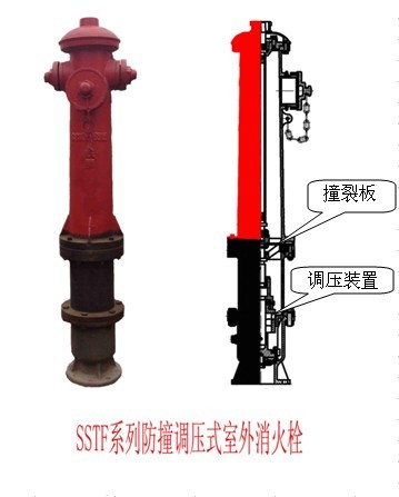 铁狮防撞调压消火栓 消防器材
