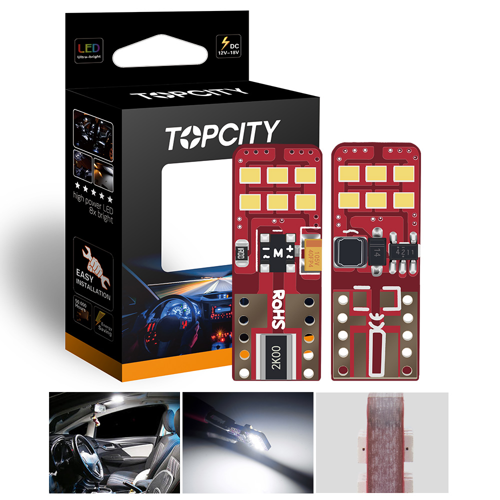 opcity光电一号T10Canbus示宽灯阅读灯仪表灯