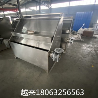 斜筛式不锈钢固液分离机 小型牛粪脱水设备 使用时间长
