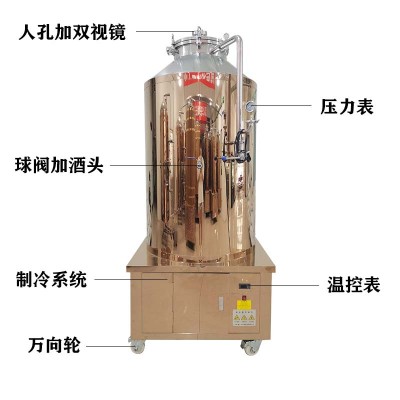 崇文区康之兴鲜酿啤酒设备酿鲜啤酒设备做工优越多款可选结构稳定