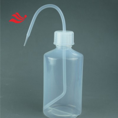 特氟龙PFA洗瓶500ml耐腐蚀弯头清洗瓶300ml挤压瓶