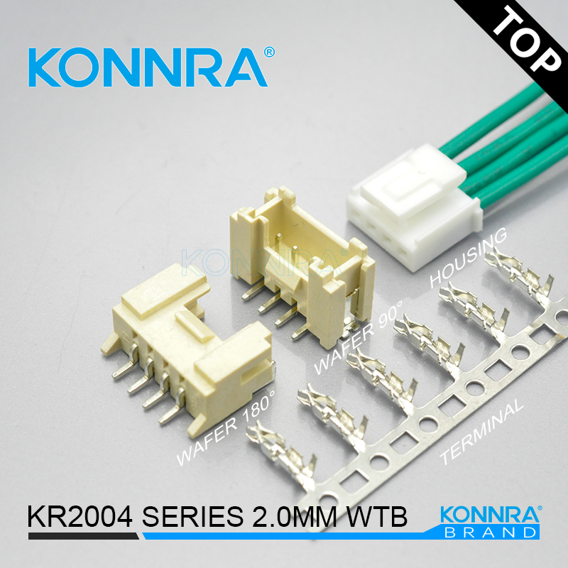 KR2004单排SMT新能源汽车连接线替代YEONHO连接器