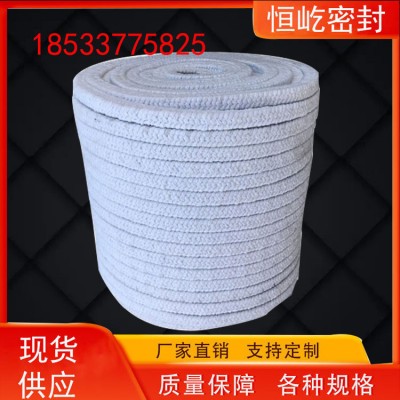 陶瓷纤维盘根 陶瓷纤维绳圆编绳陶瓷纤维方绳炉门密封高温盘根