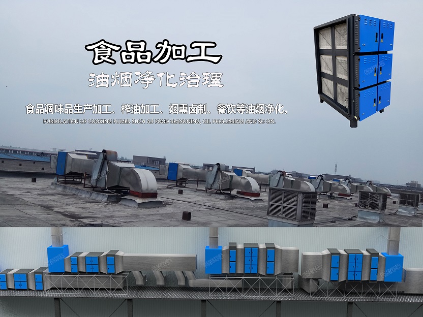 酒店油烟净化器丨餐饮油烟净化设施丨厨房油烟净化设备