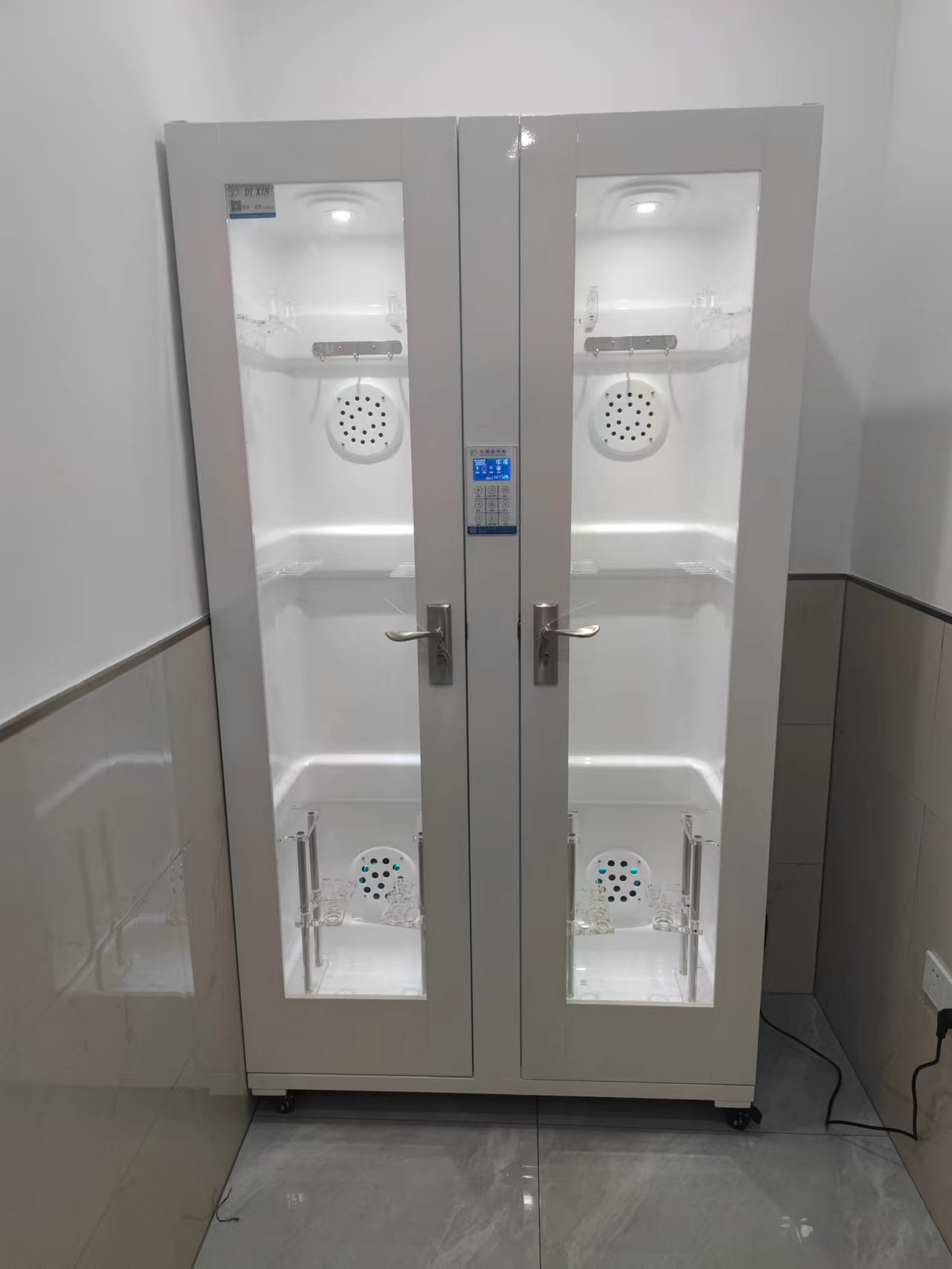 韵华微电脑数显软镜储存柜双门柜