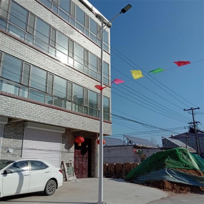 山西5米太阳能路灯农村LED路灯锥形路灯杆