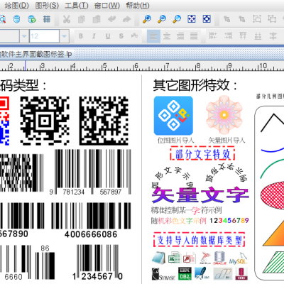 中琅可变数据印刷软件 珠宝标签制作 服装吊牌打印