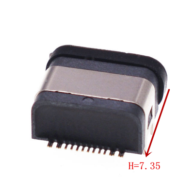 TYPE-C16P防水母座四脚插板H7.35工厂直发