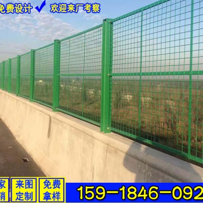 铁路防抛网定制 佛山高速公路铁丝网 结实牢固边框护栏网