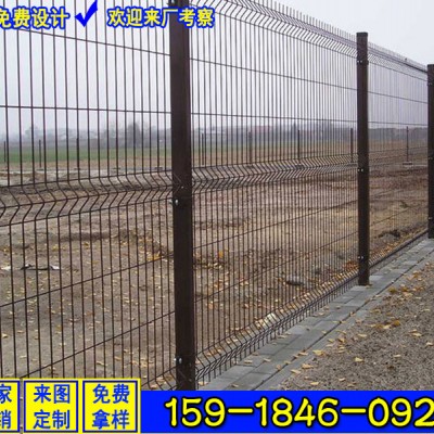 中山公路护栏网 绿色包塑隔离网 低碳钢丝围栏网