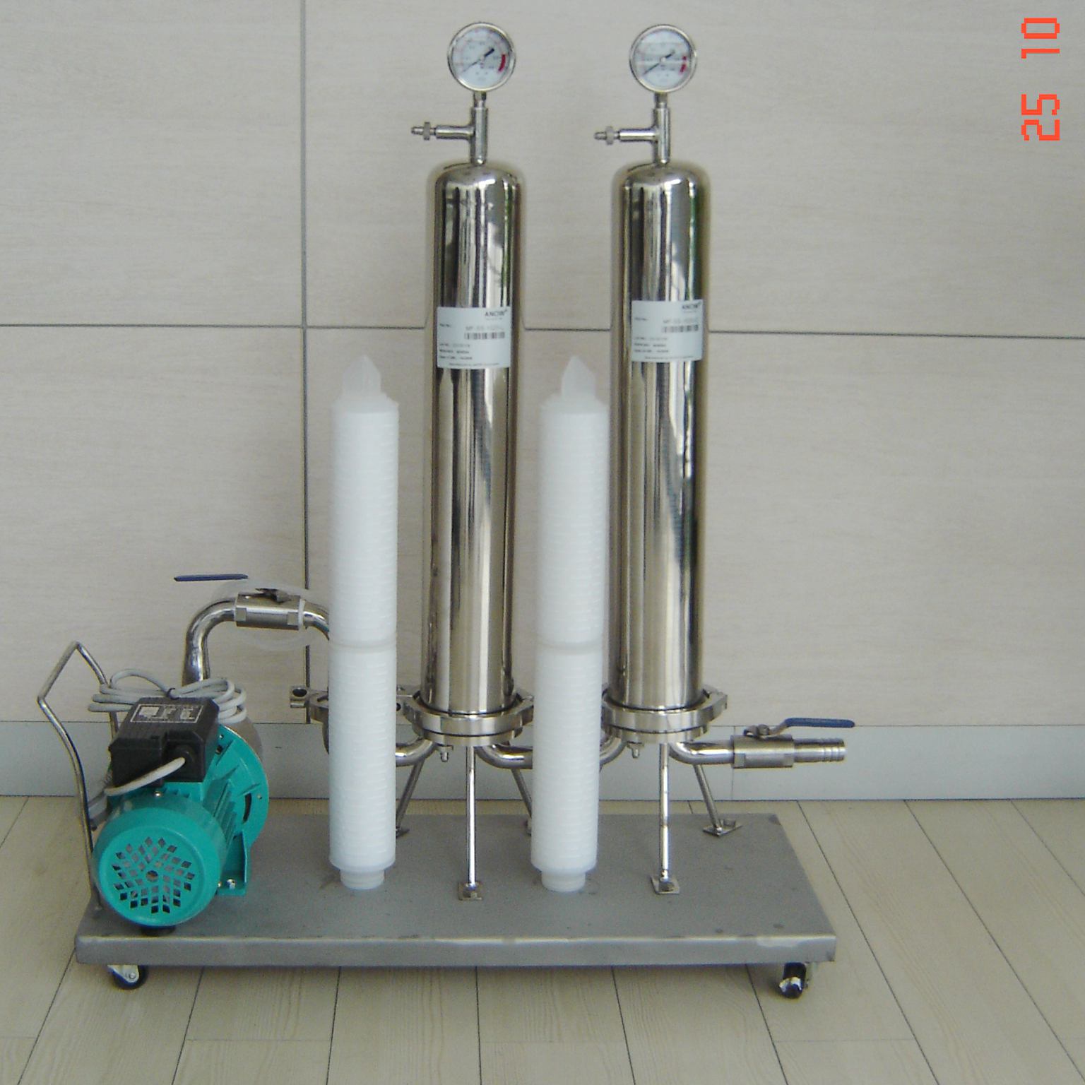 三级精密气体过滤器除杂质颗粒悬浮物颗粒除菌过滤器