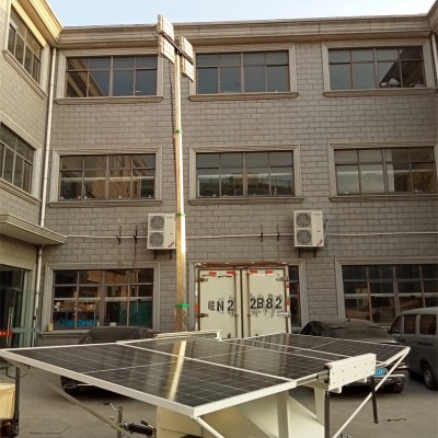 移动式太阳能灯塔 LED应急照明装置 自发电升降工作灯