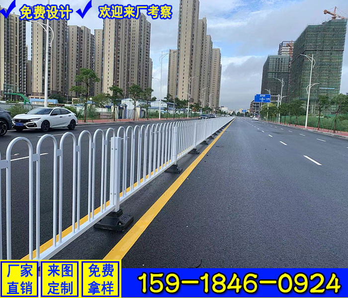 从化市政道路护栏厂家 惠州定制乡镇公路隔离栏杆
