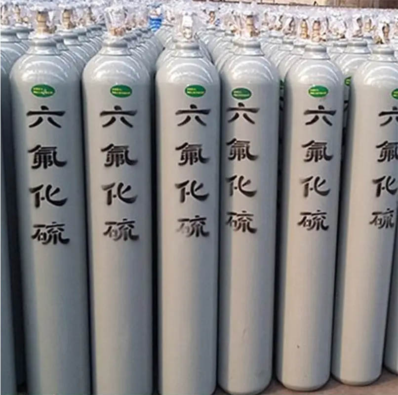 六氟化硫高纯度高压绝缘绝缘断路器5n钢瓶无色灭弧气有色冶炼用