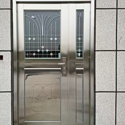 河北楼宇对讲不锈钢门厂家，任丘不锈钢楼宇对讲门厂家