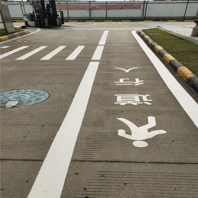 苏州道路标线、通安厂区车道画线、张家港停车位画线