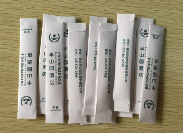酒店餐厅筷子套牙签套定做