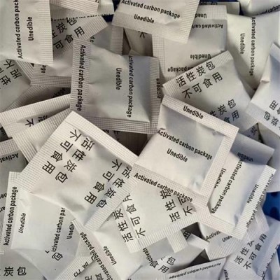 厂供5克英法文活性碳去味剂瓷器瓶 铁质品用除臭吸湿干燥剂