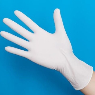 一次性使用医用橡胶检查手套 蓝天