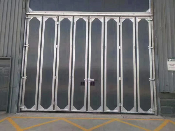 河北工业折叠门厂家，河北折叠工业门生产厂家，启翔门业