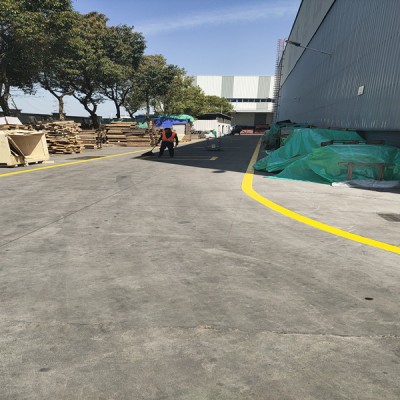 苏州消防车道标识划线价格 苏州禁止堆放杂物区域网格线施工