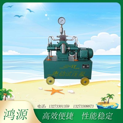 厂家电动打压泵  4D-SY压力自控电动试压泵设备