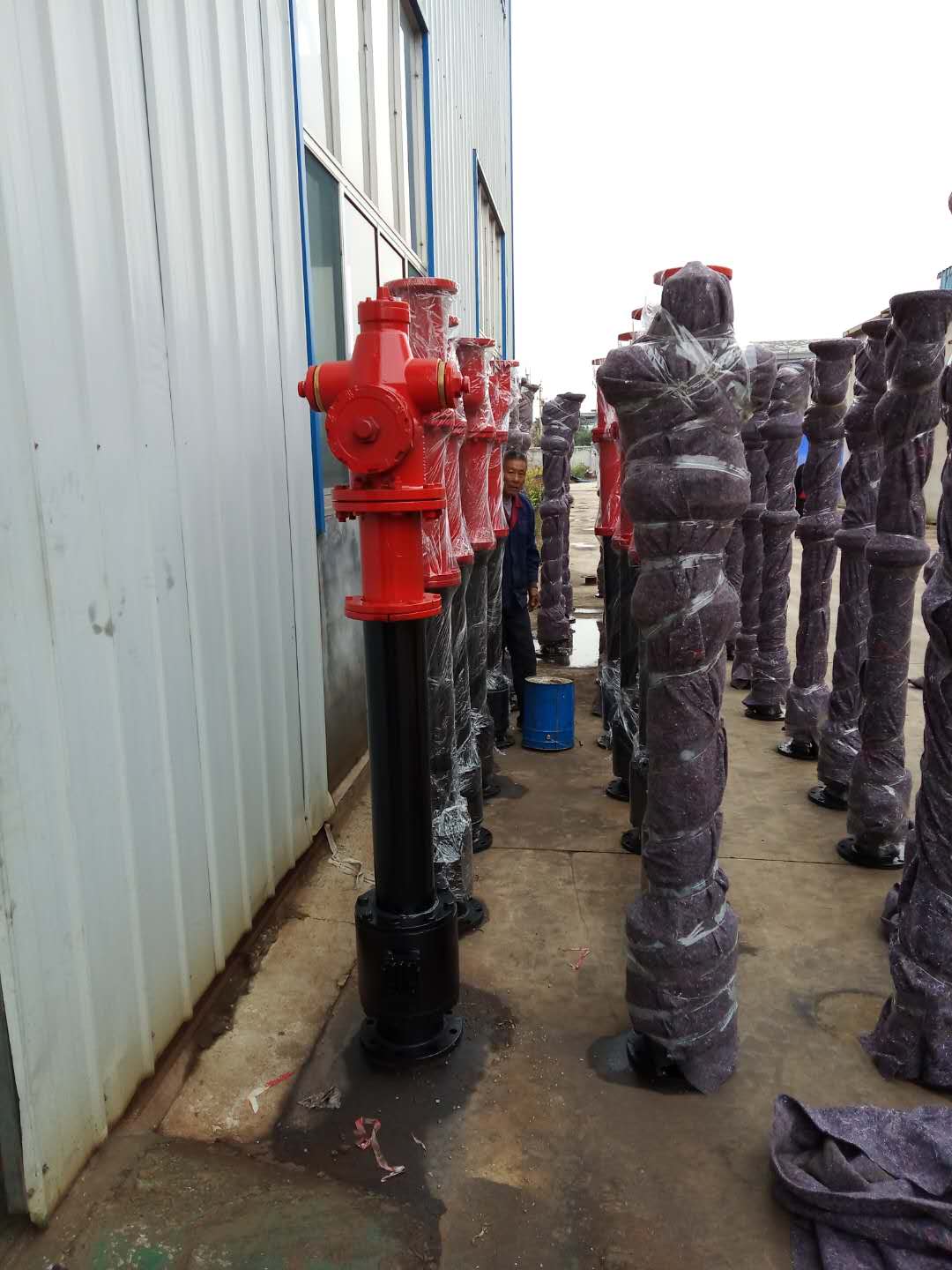 加长型防撞防冻自泄式防冻地上式室外消火栓SSFT150/65
