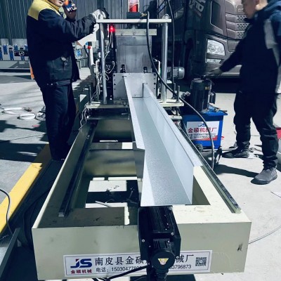 u型槽成型机 金硕 不锈钢板u型槽设备 u型包边设备