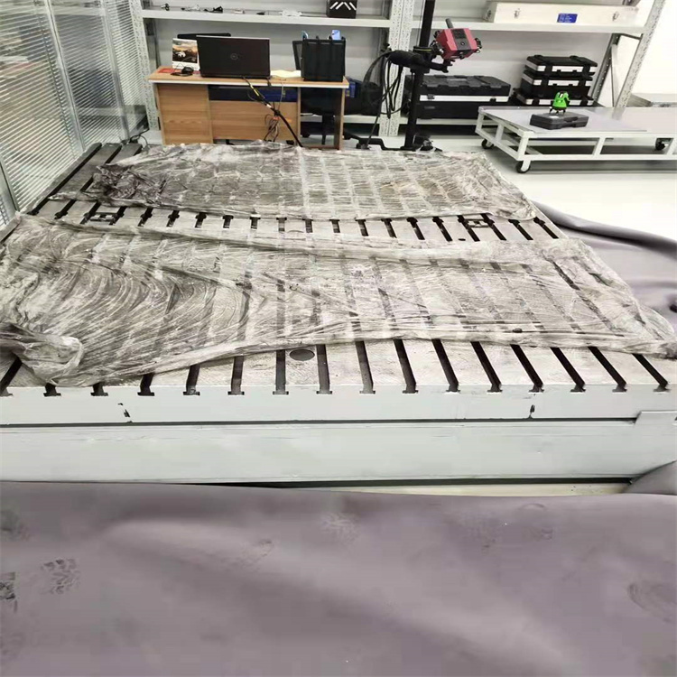T型槽平板国家新标准加工铸造 铸铁多槽平台 电机试验平台北重