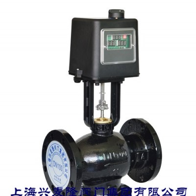 法兰电动二通调节阀 模拟量0-10V-4-20mA