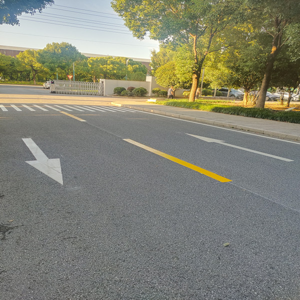 苏州厂区划线人行道地标线工厂道路消防车道线仓库货位线价格