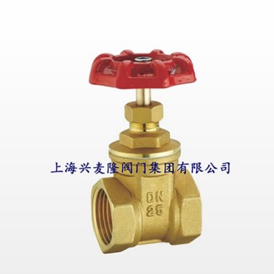 上海兴麦隆 FG15W黄铜丝扣闸阀 自来水用