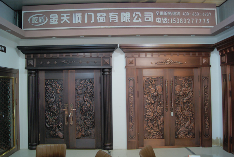 河北任丘别墅铜门生产厂家，任丘金天顺铜门