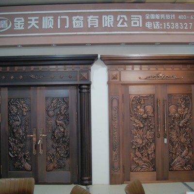 河北任丘金天顺铜门，仿铜门