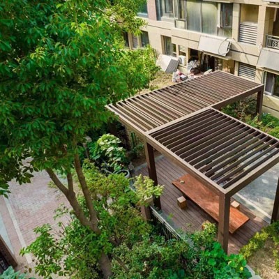 住宅小区铝合金凉亭河北任丘生产厂家