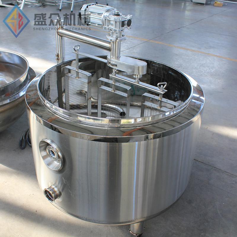 硬质奶酪加工通用奶酪发酵槽 立式行星搅拌干酪槽 食品级奶酪槽