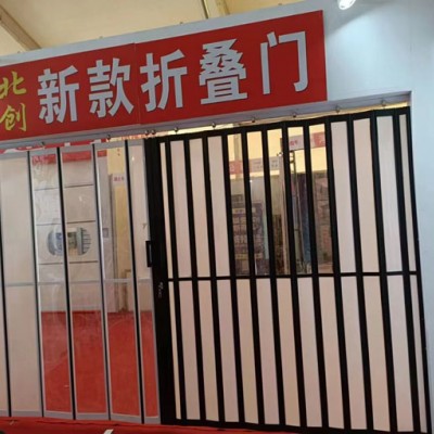 河北北创水晶折叠门，洗车行汽车装饰展厅水晶卷帘门河北厂家安装