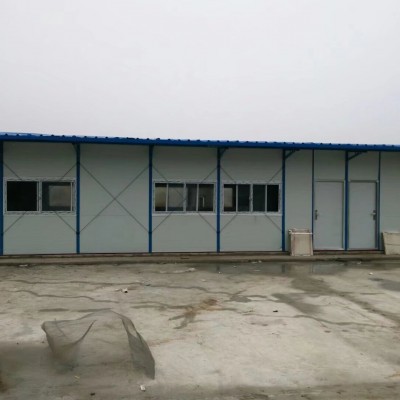 青岛二手活动板房拆装施工即墨彩钢板工棚临用房